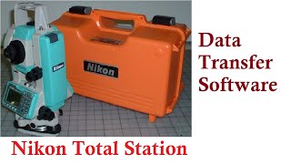 Nikon Total Station Data Transfer using Trimble Data Transfer with English Subtitle DTM 322 [upl. by Boniface61]