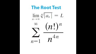 Use Root Test for The Convergence of Series nnn4n [upl. by Lekram167]