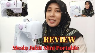 Review Mesin Jahit Mini Portable FHSM 505  FHSM 705  Portable Sewing Machine  Rnie Tailor [upl. by Eceeryt779]