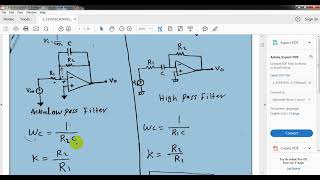 شرح دوائر كهربائية موضوع Active Filter مع حل المسائل [upl. by Arabela]