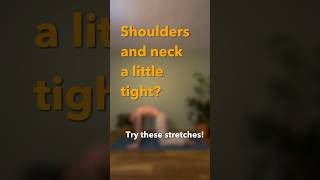 5 Stretches for Neck amp Shoulder Tension [upl. by Enela512]