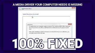 How To Solve A Media Driver Your Computer Needs Is Missing 100 Working Method [upl. by Bobbi]