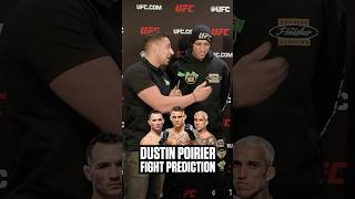 Dustin Poirier predicts Michael Chandler vs Charles Oliveira II ufc ufc309 mma [upl. by Ellinet]