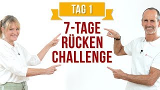 RückenChallenge – Tag 1  Ohne Rückenschmerzen in 7 Tagen [upl. by Couture]