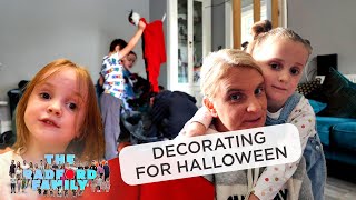 Decorating the House for Halloween 🎃  The Radford Family [upl. by Ayotel]