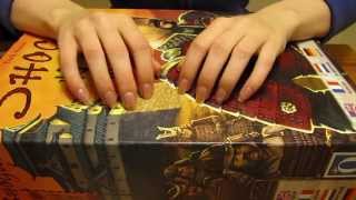 81 ASMR Tapping scratching crinkling and playing with wooden board game pieces [upl. by Bagger]