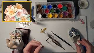 Modeling missing Lladro daffodil restoration repair museumquality museum porcelain tutorial [upl. by Timotheus]