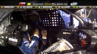 Elliott Sadler gets wrecked from the Lead Darlington 2012 NNW crash [upl. by Mettah]