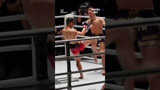 Nico Carrillo vs NongO  MUAY THAI fighter UNSTOPPABLE 🔥 muaythai fighting [upl. by Pooi]