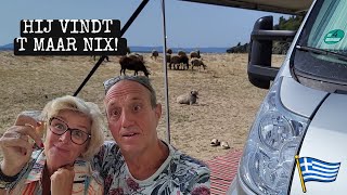 WK92🇬🇷  HIJ VINDT T MAAR NIX  WONEN IN ONZE CAMPER [upl. by Neeloj]