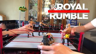 wwe action figure royal rumble match [upl. by Noid]