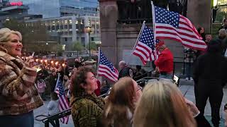 WaterFire Providence Salute To Veterans Torchlight Parade [upl. by Neltiak]