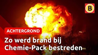 Reconstructie brand ChemiePack Moerdijk  Omroep Brabant [upl. by Maletta]