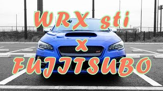 社外マフラーが爆音化。WRX sti x フジツボ [upl. by Danialah]