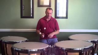 What are the Ranges of Each Timpani [upl. by Dumah]