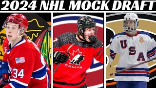 2024 NHL Mock Draft Top 10 Prospects [upl. by Mcneely]