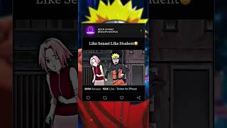 Like sensei like student naruto animexedit anime narutoeditz [upl. by Mendie]