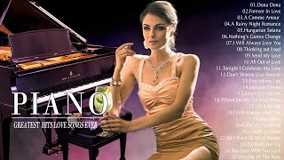 The Most Beautiful Piano Love Songs Of All Time  Best Relaxing Piano Instrumental Music Hits [upl. by Beitnes]