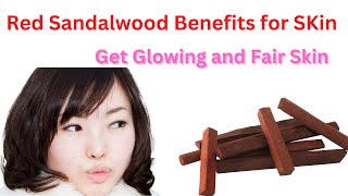 Red sandalwood Benefits for Skin  Advantages of using red sandalwood powder for Skin Care [upl. by Idid137]