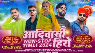 आदिवासी हिरो  AADIVASI HIRO  NEW NONSTOP TIMLI SONG 2024  ADIVASI GARBA NONSTOP TIMLI 2024 [upl. by Koffler]