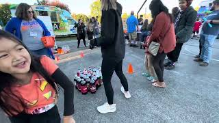 Part 1 Kids Fall festival at Williams Natcher Elementary School 2024 jordan arianna games funny [upl. by Namrehs]