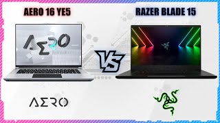 RAZER BLADE 15 2022 VS AERO 16 YE5 [upl. by Ylrrad]