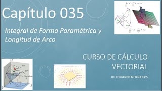 Parametrización de la Integral y Longitud de Arco de una Curva Plana Cálculo Vectorial Cap 035 [upl. by Llerreg]