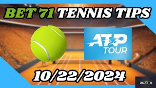 Tennis Picks and Predictions 102224 [upl. by Nayt]