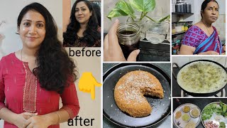 Miracle Results🤩Two days Vlog🥳 Mother in law HAIR growth secret🤫 Oats cake🍰 Hair growth thailam [upl. by Hedvig]