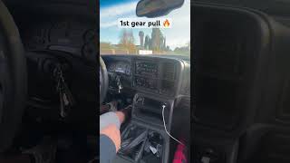 1ST GEAR PULL ON 6 SPEED MANUAL GMC SIERRAgmc chevy silverado sierra car truck gm automobile [upl. by Elicec39]