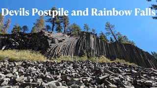 Devils Postpile amp Rainbow Falls Hike near Mammoth Lakes [upl. by Ostraw]