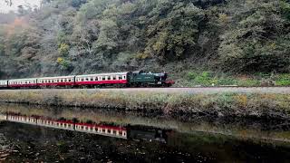 Small Prairie 5526 along the South Devon Railway [upl. by Eidda]