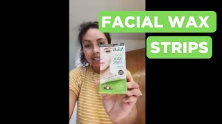 Nads Facial Wax Strips Review [upl. by Caplan]