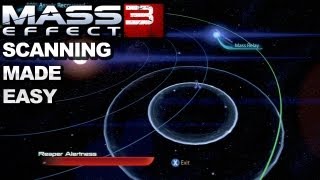 Mass Effect 3  The Easiest Way to Scan [upl. by Aramahs572]