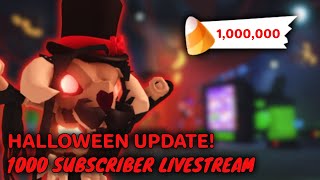 🛑 1K SUBSCRIBER ADOPT ME HALLOWEEN UPDATE LIVE 🛑 [upl. by Johppa]