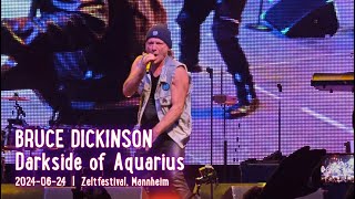 BRUCE DICKINSON  Darkside of Aquarius live Zeltfestival Mannheim 20240624 [upl. by Yelserp84]