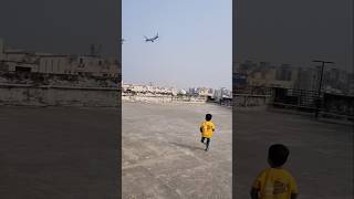 Ifraz aeroplane ✈️ এর পেছনে দৌড়াচ্ছে youtubeshorts funny shorts viral [upl. by Lehplar746]