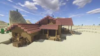 RDR2 I Recreated Johns House In Minecraft [upl. by Lhok]