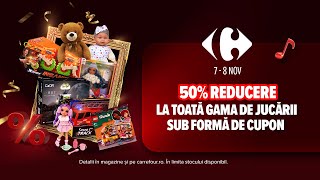 Black Friday la tot ceți poți închipui  la Carrefour ai 50 reducere la jucarii sub formă de cupon [upl. by Imoyaba]