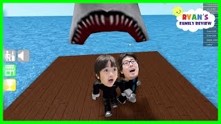 Ryan and Daddy Game Night Lets Play Roblox Epic Mini Game with Ryans Family Review [upl. by Creight]