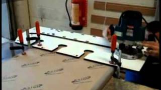 ITSTVUnika Multipurpose Worktop Router Jig Demo [upl. by Palila]