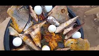 HOW TO PREPARE DELICIOUS KONTOMIRE STEW WITH SALTED FISH amp SMOKED FISHfoodie cooking [upl. by Hnah]