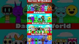 Incredibox Sprunki But Garten of Banban Vs Baldunki Vs Dandys World Vs Sprunki Dash REMIX VERSION [upl. by Minerva253]