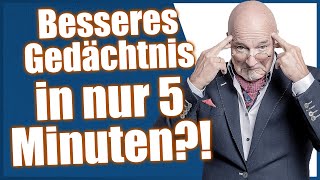 Gedächtnis verbessern in nur 5 MINUTEN Übungen für das Gedächtnis 🧠 [upl. by Enylodnewg]