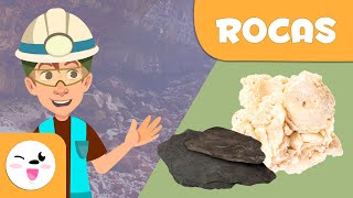 Las ROCAS para niños  Formación clasificación y usos  Ciencias para niños [upl. by Lukin]