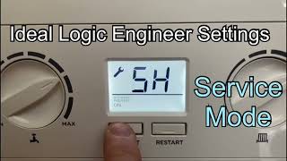 Ideal Logic Engineer Settings  Service Mode [upl. by Senn]