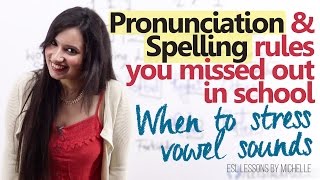 Spelling amp Pronunciation Rules you missed out in school  English pronunciation lesson for beginners [upl. by Oeramed]