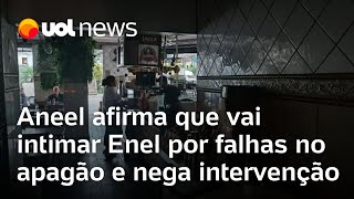 Apagão em SP Aneel afirma que vai intimar Enel por falhas e nega intervenção [upl. by Nava228]