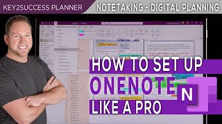 Setting Up OneNote For Note Taking  Windows OneNote Users [upl. by Digirb458]