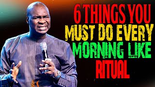 6 THINGS YOU MUST DO EVERY MORNING AS A RITUAL  APOSTLE JOSHUA SELMAN [upl. by Aniweta609]